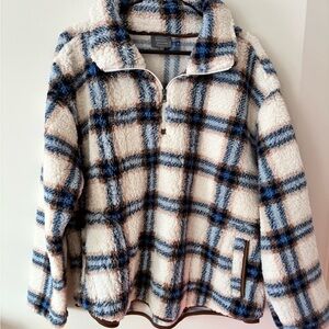 COZY SHERPA  Quarter-Zip Sweatshirt